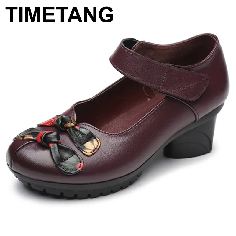 TIMETANG Brand Shoes Woman High Heels 2018 New Non-slip Comfortable Genuine Leather Shoes Women Fashion Shoes
TIMETANG Brand Shoes Woman High Heels 2018 New Non-slip Comfortable Genuine Leather Shoes Women Fashion Shoes
