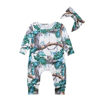 Newborn Baby Girls Romper Jumpsuit Infant Headbands Clothes Spring Autumn Outfit Jungle Leopard Set
Newborn Baby Girls Romper Jumpsuit Infant Headbands Clothes Spring Autumn Outfit Jungle Leopard Set