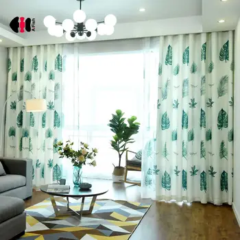 Banana Leaf Curtains for Living Room Bedroom Rustic Cotton Linen Drape Panels WP214C
Banana Leaf Curtains for Living Room Bedroom Rustic Cotton Linen Drape Panels WP214C
