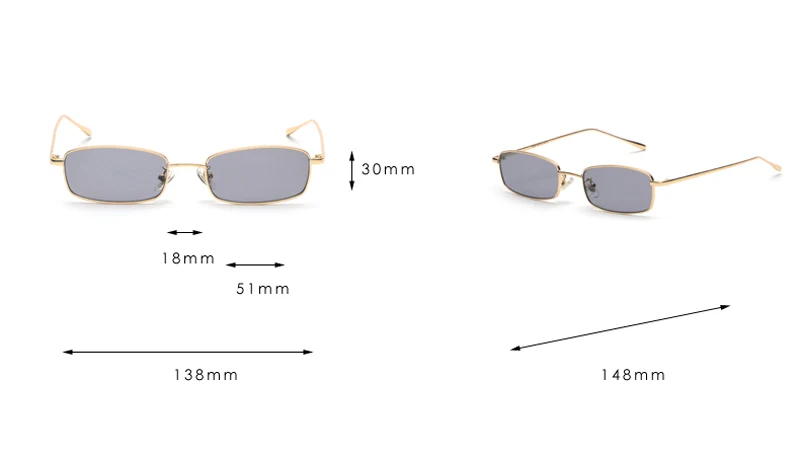 rectangle sunglasses 8090 details (1)
