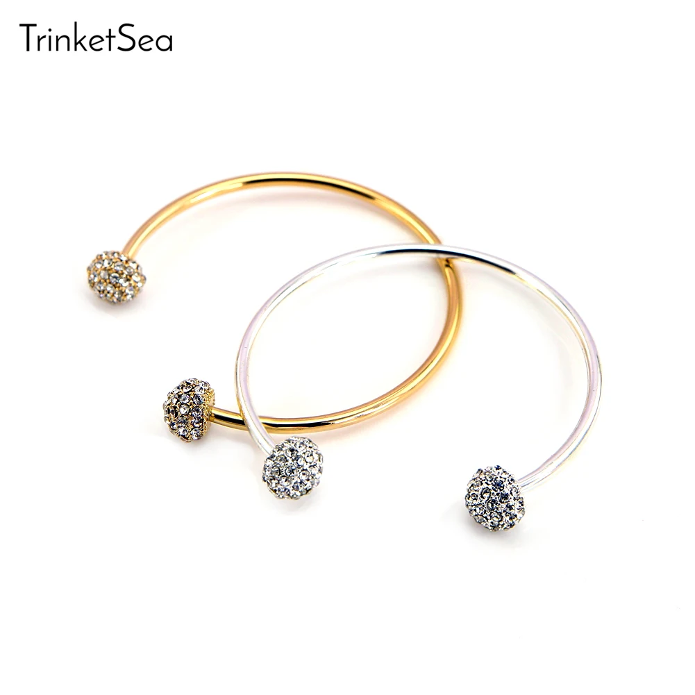 TrinketSea Trendy Rhinestone Charm Big Arm Bangle Bracelets for Women Fashion Jewelry Accessories Delicate Cuff Bangles
TrinketSea Trendy Rhinestone Charm Big Arm Bangle Bracelets for Women Fashion Jewelry Accessories Delicate Cuff Bangles
