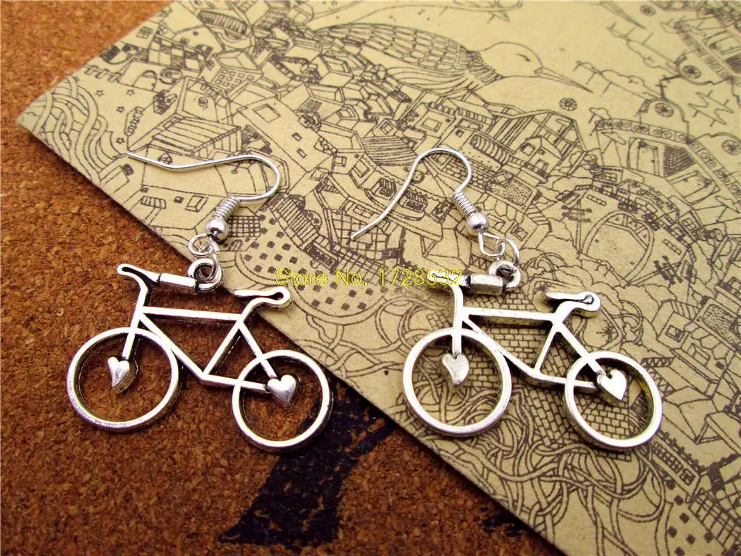 3pcs/lot fashion hot sale Antique silver 28*30mm Lovely Bike earring drop pendant dangle earrings
3pcs/lot fashion hot sale Antique silver 28*30mm Lovely Bike earring drop pendant dangle earrings