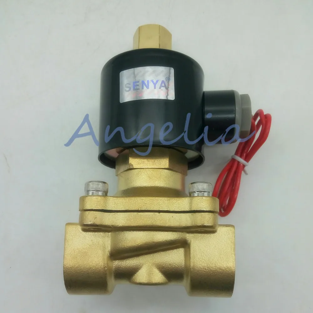 G3/4" N/O DC24V DC12V Brass Electric Solenoid Valve Water Gas Air Normally Open Type
G3/4" N/O DC24V DC12V Brass Electric Solenoid Valve Water Gas Air Normally Open Type
