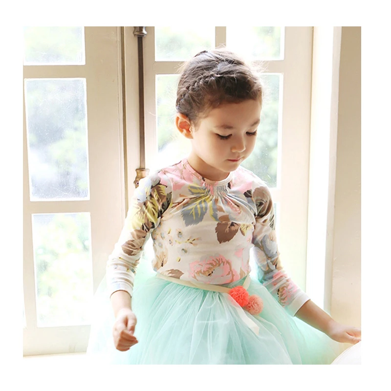 Girls Cotton Tops Long Sleeve Baby Tees Princess Floral Print T-shirt Autumn Winter Little Girls Clothing 2 3 4 5 6 years
Girls Cotton Tops Long Sleeve Baby Tees Princess Floral Print T-shirt Autumn Winter Little Girls Clothing 2 3 4 5 6 years