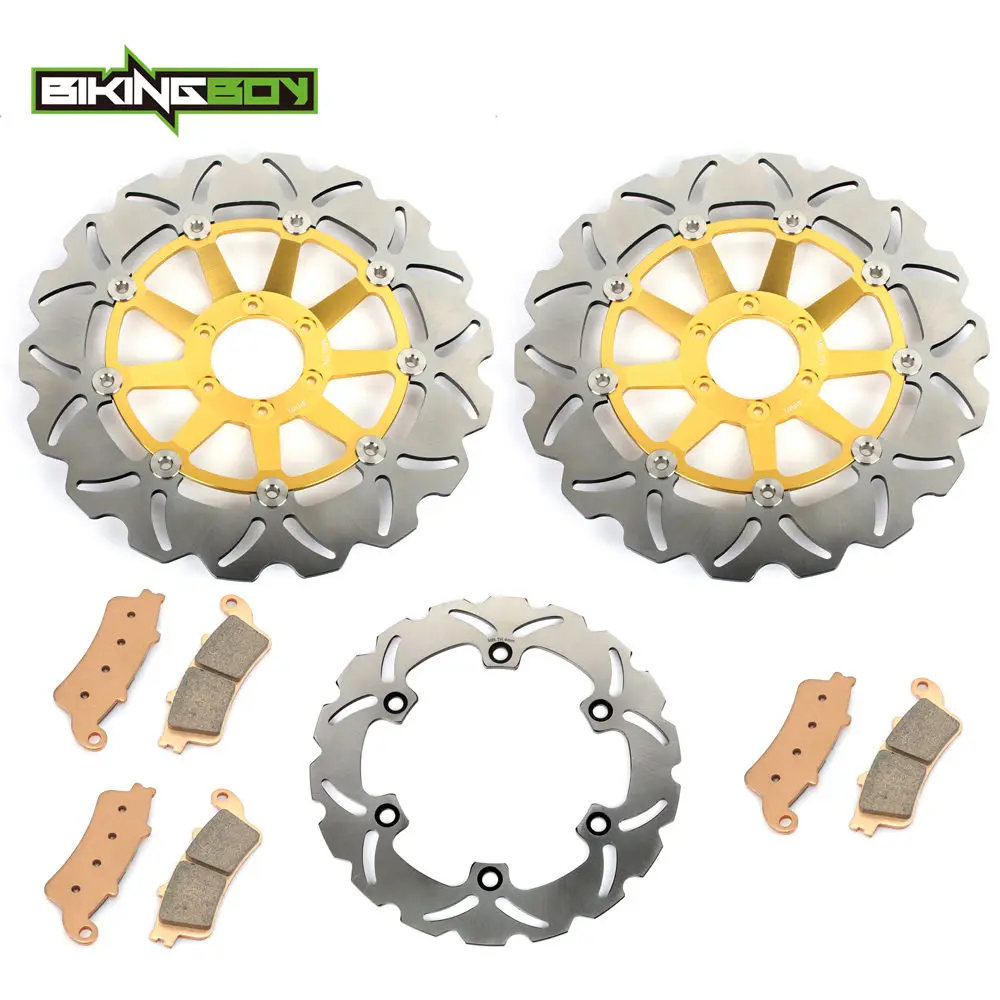 BIKINGBOY Front Rear Brake Discs Rotor Disks Pads for Honda CBR 1100 XX Super Blackbird 1999 2000 2001 2002 2003 CBR1100XX 99-03
BIKINGBOY Front Rear Brake Discs Rotor Disks Pads for Honda CBR 1100 XX Super Blackbird 1999 2000 2001 2002 2003 CBR1100XX 99-03