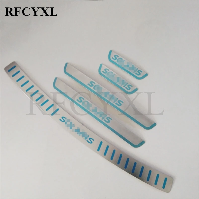 For New Solaris 2017 2018 Sedan Ultrathin Door Sill Strip Welcome Pedal And Rearguards Car Styling Sticker Auto Accessories
For New Solaris 2017 2018 Sedan Ultrathin Door Sill Strip Welcome Pedal And Rearguards Car Styling Sticker Auto Accessories