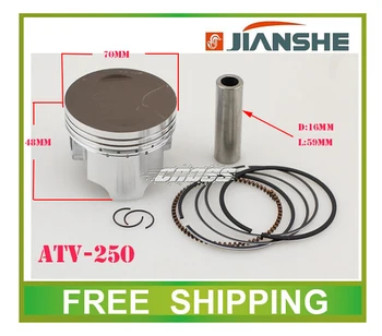 loncin JS171FFM air cooled engine JIANSHE 250cc ATV piston ring pin set 70mm accessories free shipping
loncin JS171FFM air cooled engine JIANSHE 250cc ATV piston ring pin set 70mm accessories free shipping