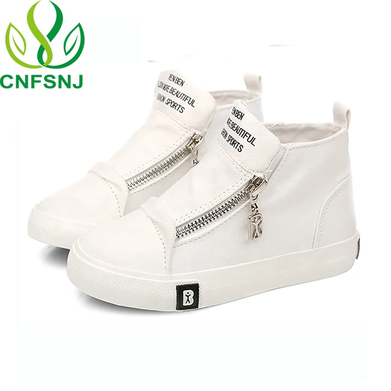 CNFSNJ High quality Kids shoes for girls shoes Children canvas shoes boys Fashion White Zip 2018 Spring autumn Children sneakers
CNFSNJ High quality Kids shoes for girls shoes Children canvas shoes boys Fashion White Zip 2018 Spring autumn Children sneakers