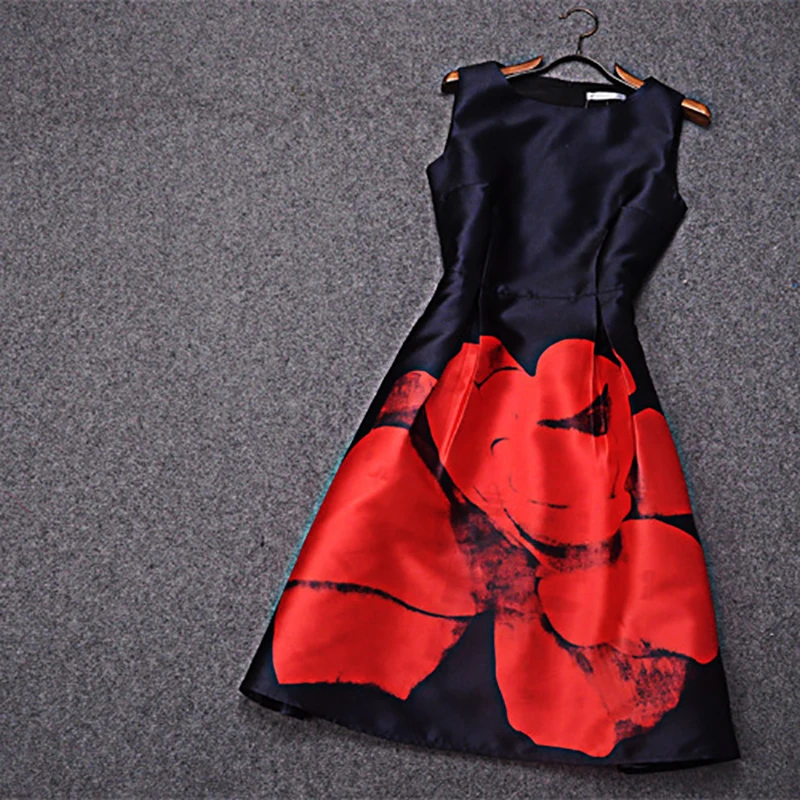 Новое Женское платье с цветочным рукавом | Женская одежда