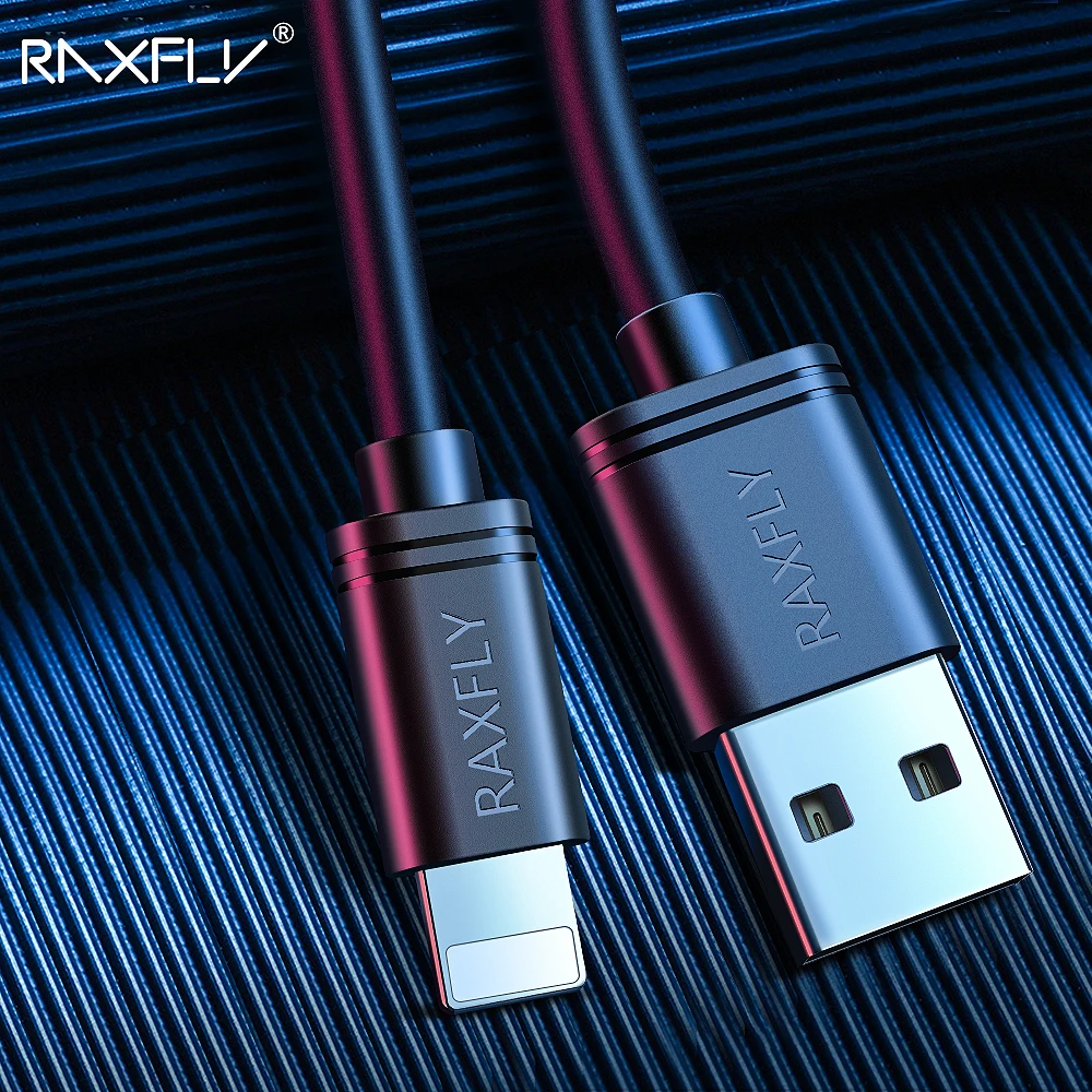RAXFLY USB Cable For iPhone XS Max XR Fast Charging Data Sync Phone Cable USB Cord For iPhone X 8 7 Charging Wire
RAXFLY USB Cable For iPhone XS Max XR Fast Charging Data Sync Phone Cable USB Cord For iPhone X 8 7 Charging Wire