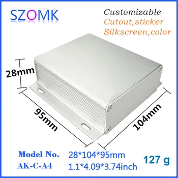 silvery wall enclosure szomk electrical control enclosure (10 pcs) 28*104*95mm aluminum device box housing box project enclosure
silvery wall enclosure szomk electrical control enclosure (10 pcs) 28*104*95mm aluminum device box housing box project enclosure