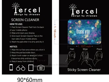 50pcs/Lot mobile sticky ceaner,Mobile phone screen cleaner "Thank you"design wholesale price with free shipping
50pcs/Lot mobile sticky ceaner,Mobile phone screen cleaner "Thank you"design wholesale price with free shipping