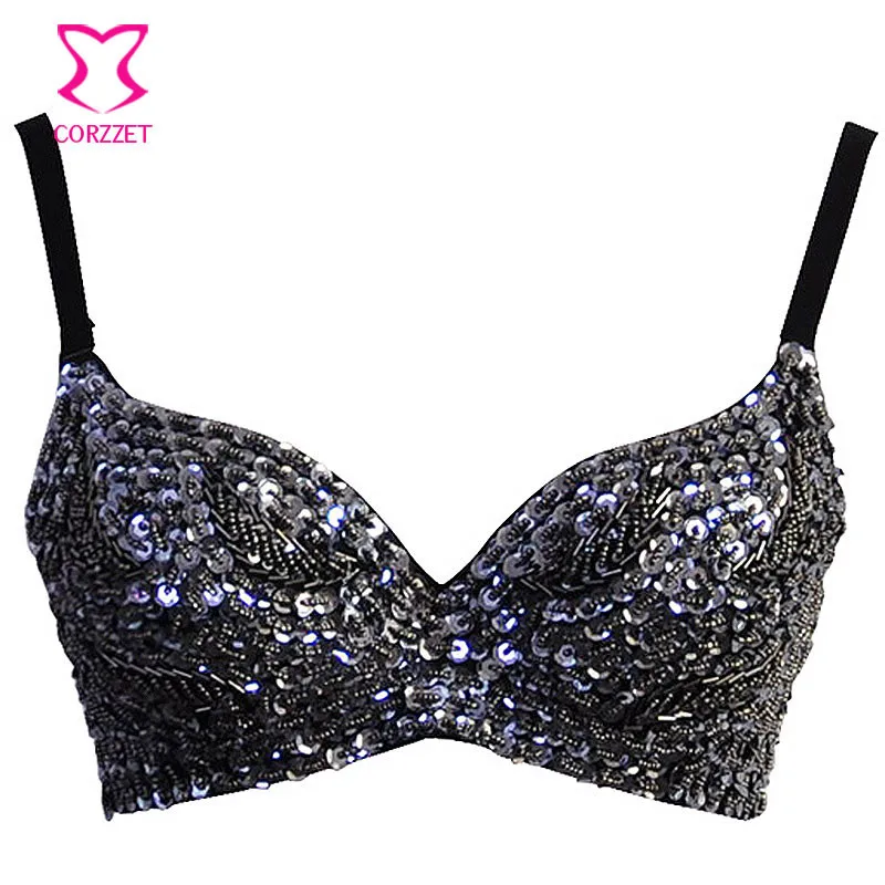 Женский танцевальный костюм с заклепками пуш ап в готическом стиле|underwear dare|lingerie