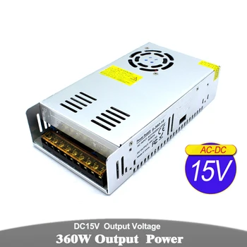 Variable Power Supply DC 15V 24A 360W Transformer 110V 220V AC DC15V SMPS For CCTV Stepper Motor Machinery LED Lighting
Variable Power Supply DC 15V 24A 360W Transformer 110V 220V AC DC15V SMPS For CCTV Stepper Motor Machinery LED Lighting