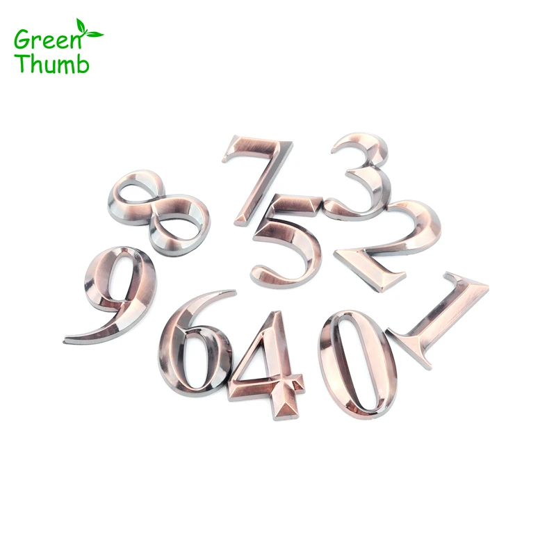 1pc 5cm 0-9 Modern Plaque Number Digits Sticker Plate Bronze Color Door Number Sign Apartment/Hotel/Car DIY Logo
1pc 5cm 0-9 Modern Plaque Number Digits Sticker Plate Bronze Color Door Number Sign Apartment/Hotel/Car DIY Logo