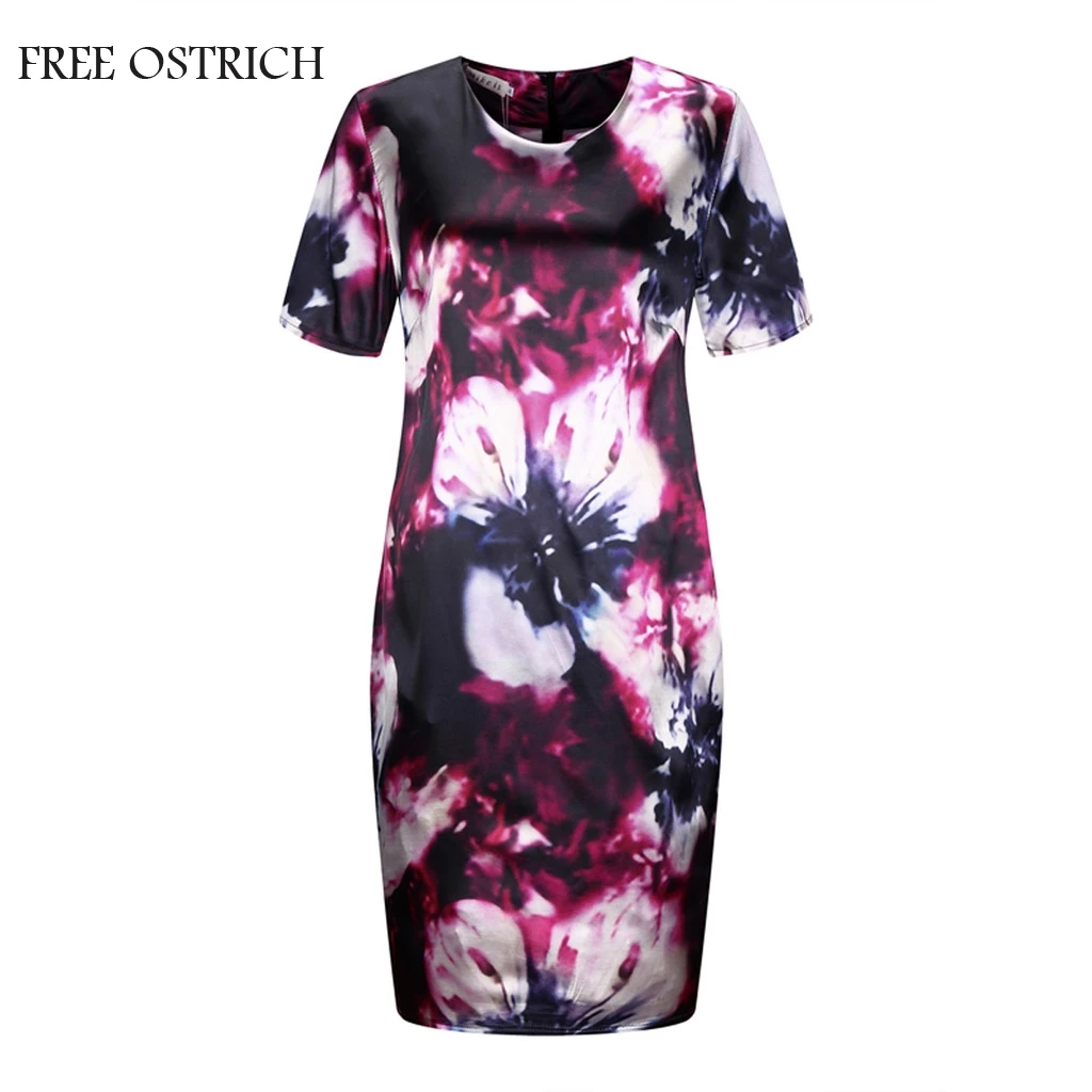 FREE OSTRICH Sexy Fashion Causel Print O-Neck Pencil Dress Womens Party Night Dress Comfortable Plus Size Lady Cloth
FREE OSTRICH Sexy Fashion Causel Print O-Neck Pencil Dress Womens Party Night Dress Comfortable Plus Size Lady Cloth