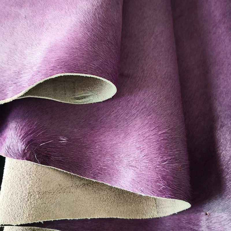 Purple Horse Fur Leather Plet Fabric for Cushion/home decoration/Sandal,Free Shipping 
Purple Horse Fur Leather Plet Fabric for Cushion/home decoration/Sandal,Free Shipping