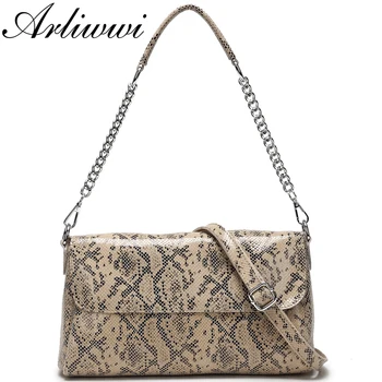 Arliwwi Shiny Embossed 100% Real Leather Bags Handbags Women's New Silver Chain Flap Genuine Leather Bag for Lady Fashion GL10
Arliwwi Shiny Embossed 100% Real Leather Bags Handbags Women's New Silver Chain Flap Genuine Leather Bag for Lady Fashion GL10