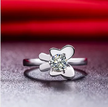 Beauty 0.5Ct Butterfly Fine Diamond Ring Solid 18K 750 White Gold Best Engagement Marriage Ring Etched Jewelry for Her
Beauty 0.5Ct Butterfly Fine Diamond Ring Solid 18K 750 White Gold Best Engagement Marriage Ring Etched Jewelry for Her