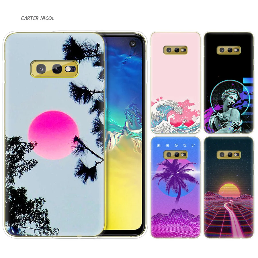 Silicone Case for Samsung Galaxy S10 S10e S8 S9 J4 J6 A6 A8 Plus 5G M30 M20 M10 A50 A30 A10 Cover Vaporwave Aesthetics
Silicone Case for Samsung Galaxy S10 S10e S8 S9 J4 J6 A6 A8 Plus 5G M30 M20 M10 A50 A30 A10 Cover Vaporwave Aesthetics