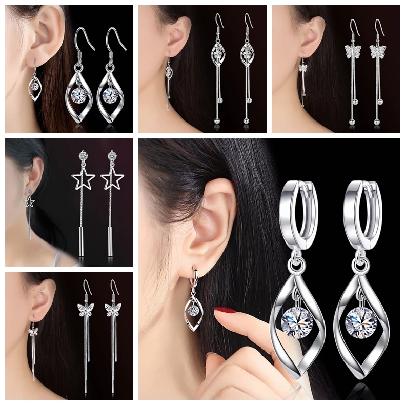 New Fashion Crystal Drop Earring Butterfly Design Earring For Women Female Korea Jewelry Oorbellen Pendientes
New Fashion Crystal Drop Earring Butterfly Design Earring For Women Female Korea Jewelry Oorbellen Pendientes