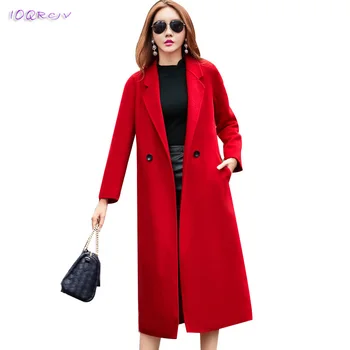 winter new fashion Cashmere Windbreaker coat High-end boutique long coat women Slim Plus size women trench coats IOQRCJV T34
winter new fashion Cashmere Windbreaker coat High-end boutique long coat women Slim Plus size women trench coats IOQRCJV T34