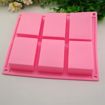 6 Cavity Plain Basic Rectangle Silicone Soap Mould Bake Mold Tray For Homemade DIY Craft Soap Mold Decor Tools Moule Savon#Y20
6 Cavity Plain Basic Rectangle Silicone Soap Mould Bake Mold Tray For Homemade DIY Craft Soap Mold Decor Tools Moule Savon#Y20