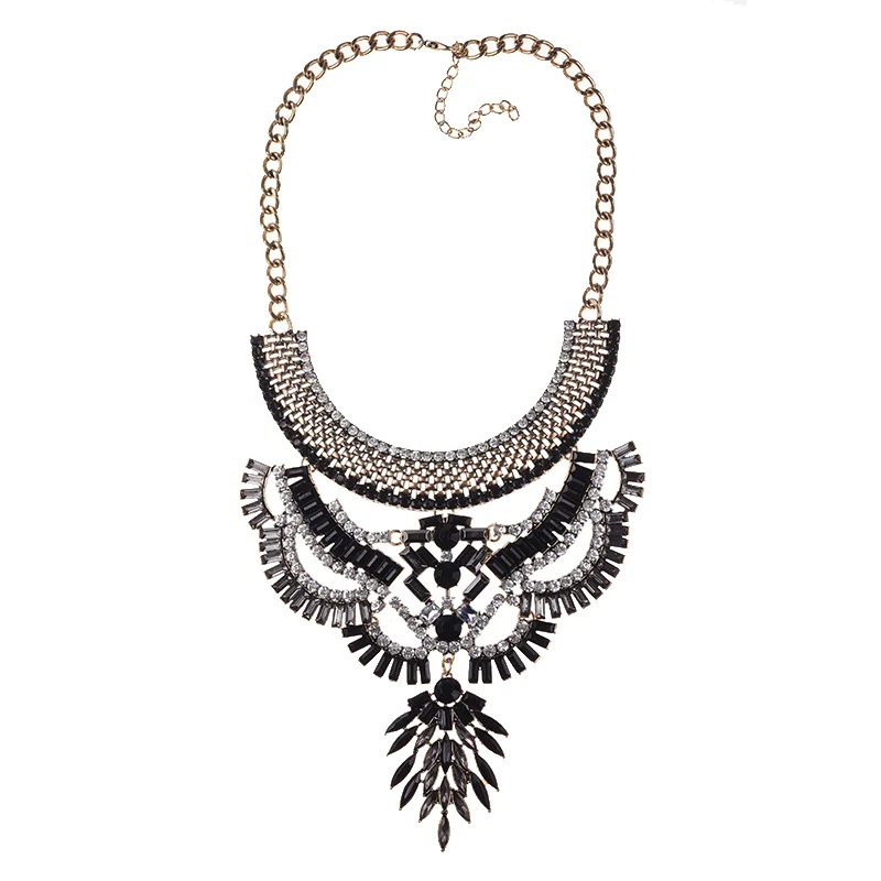 JERPVTE New Fashion Long Big Crystal Statement Necklaces & Pendants Elegant Geometric Acrylic Wedding Jewelry Necklace Gift
JERPVTE New Fashion Long Big Crystal Statement Necklaces & Pendants Elegant Geometric Acrylic Wedding Jewelry Necklace Gift