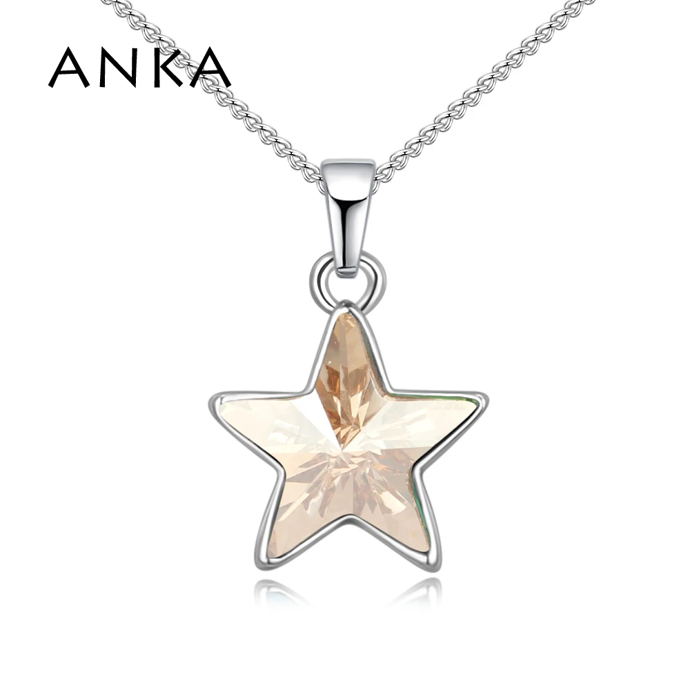 ANKA simple luck star pendant necklaces for women fashion jewelry Christmas gift Crystals from Austria #128291
ANKA simple luck star pendant necklaces for women fashion jewelry Christmas gift Crystals from Austria #128291