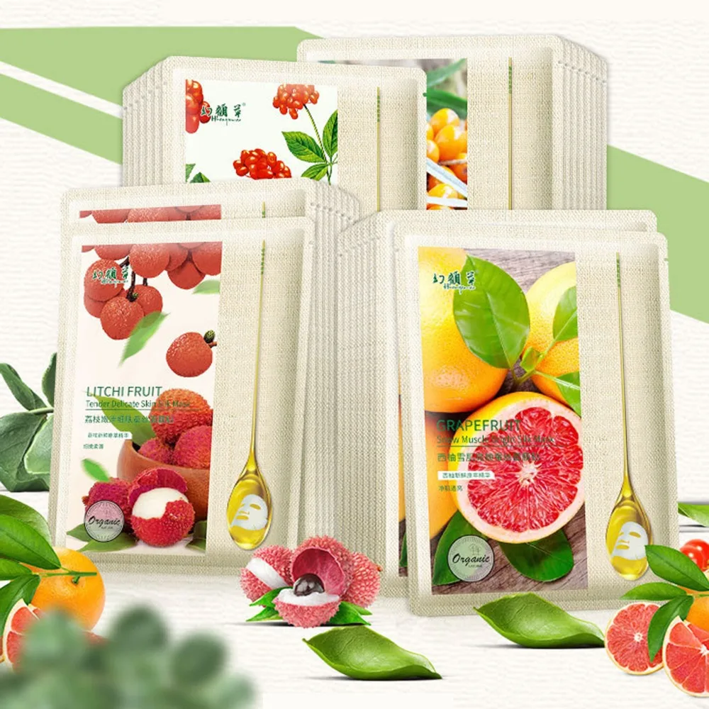 5/10/20/50pcs Fruit extract essence mask Seabuckthorn grapefruit Ginseng fruit litch snow muscle hydration moisturizing mask
5/10/20/50pcs Fruit extract essence mask Seabuckthorn grapefruit Ginseng fruit litch snow muscle hydration moisturizing mask