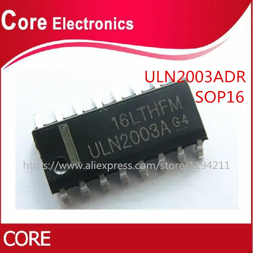 500 шт. C SOP16 ULN2003A SOP ULN2003 SMD Оригинальный IC|Интегральные схемы| |