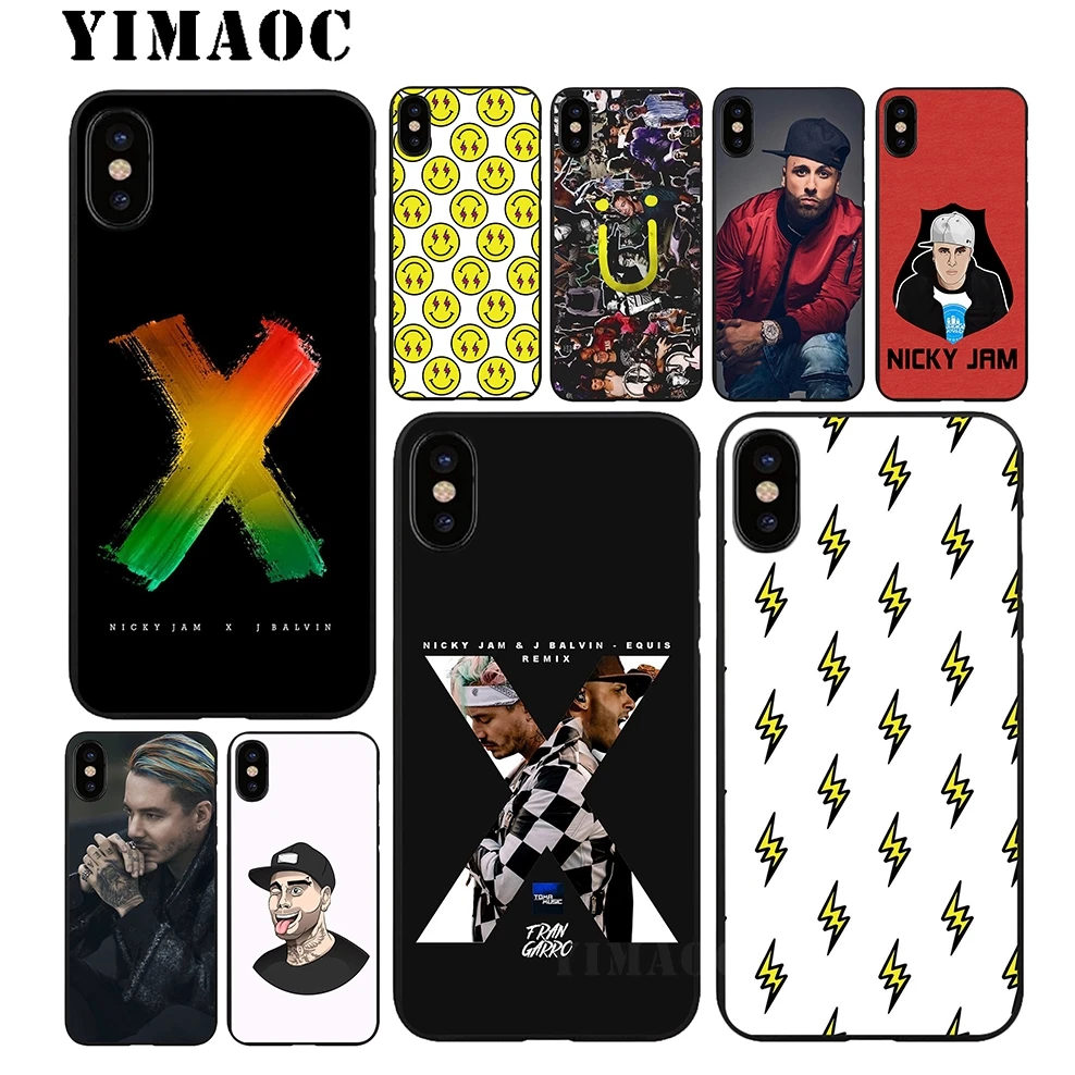 YIMAOC Nicky Jam J Balvin Soft Silicone Case for iPhone 11 Pro Xr Xs Max X or 10 8 7 6 6S Plus 5 5S SE
YIMAOC Nicky Jam J Balvin Soft Silicone Case for iPhone 11 Pro Xr Xs Max X or 10 8 7 6 6S Plus 5 5S SE