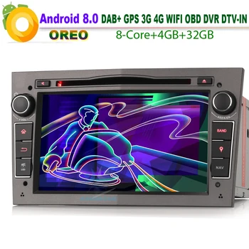 Android 8.0 DAB+ Sat Navi WiFi Radio RDS BT USB Car DVD player For Opel Vauxhall Astra Vectra Corsa Zafira Autoradio GPS OBD 4G
Android 8.0 DAB+ Sat Navi WiFi Radio RDS BT USB Car DVD player For Opel Vauxhall Astra Vectra Corsa Zafira Autoradio GPS OBD 4G