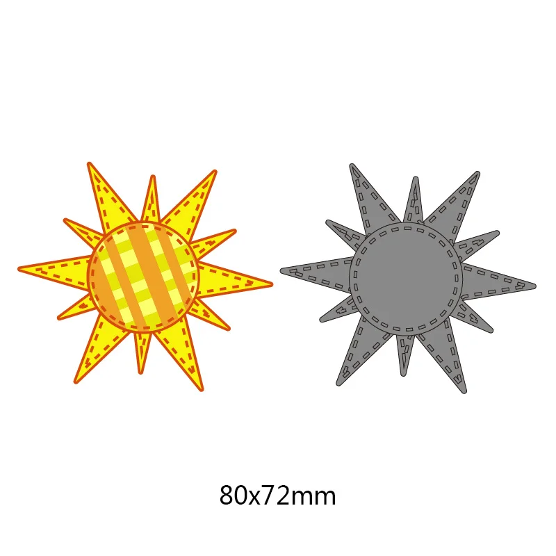 Hot Sale Cartoon Sunshine Carbon Cutting Die Stamp Scrapbooking Household products Embossing Stencial Home Decoration
Hot Sale Cartoon Sunshine Carbon Cutting Die Stamp Scrapbooking Household products Embossing Stencial Home Decoration