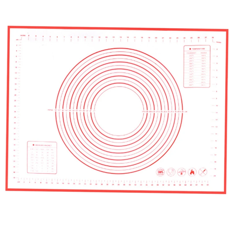 Silicone Dough Baking Mat Bakeware 60x80Cm Macaron Oven Pasta Tools Baking Sheet Tray Liner Mat Cake Mold Pad Multi-Function P
Silicone Dough Baking Mat Bakeware 60x80Cm Macaron Oven Pasta Tools Baking Sheet Tray Liner Mat Cake Mold Pad Multi-Function P