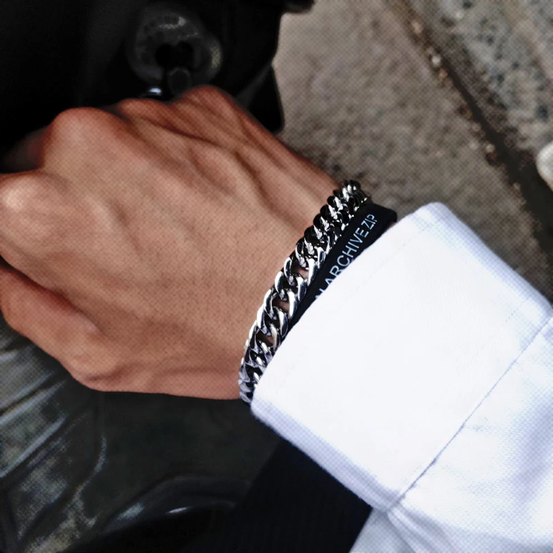 Mcllroy Men Bracelet Stainless Steel Curb Cuban Link Chain Bracelets For Men Women Punk Hip Hop Bracelets & Bangles Man Jewelry
Mcllroy Men Bracelet Stainless Steel Curb Cuban Link Chain Bracelets For Men Women Punk Hip Hop Bracelets & Bangles Man Jewelry