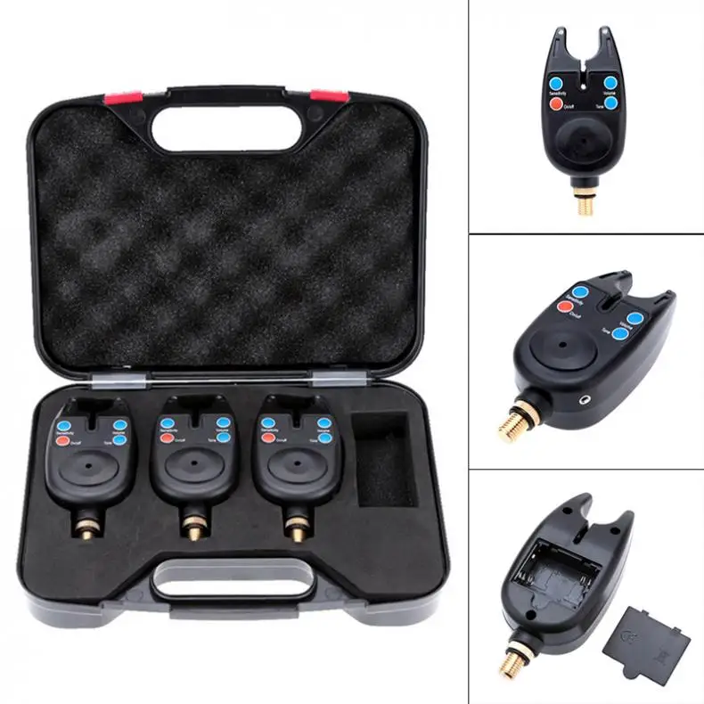 3pcs/box Carp Fishing Bite Alarm with 2 LEDs Blue Lights High Adjustable Tone Volume Sensitivity Loud Sound Speaker
3pcs/box Carp Fishing Bite Alarm with 2 LEDs Blue Lights High Adjustable Tone Volume Sensitivity Loud Sound Speaker