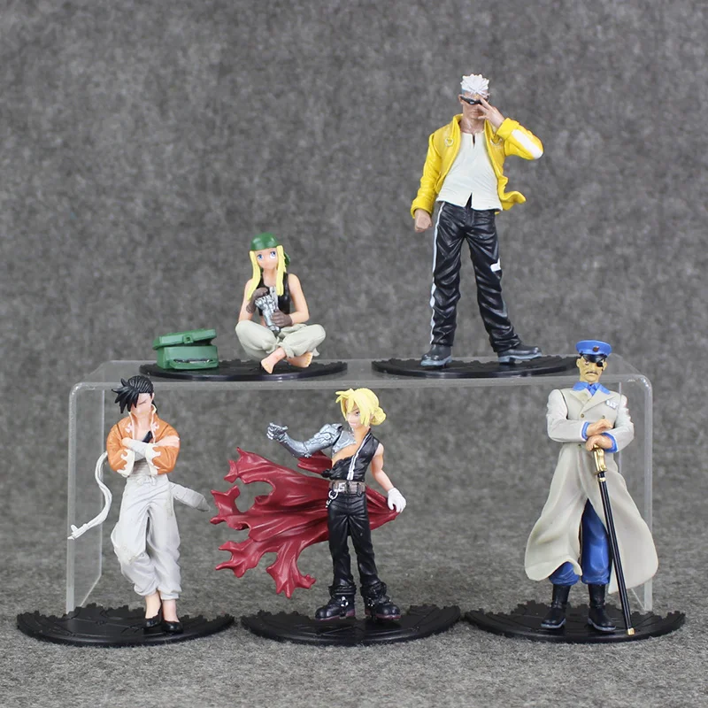 5Pcs/Set 12cm Anime Fullmetal Alchemist Edward Elric Winry Rockbell Scar King Bradley PVC Action Figures Toys Dolls
5Pcs/Set 12cm Anime Fullmetal Alchemist Edward Elric Winry Rockbell Scar King Bradley PVC Action Figures Toys Dolls