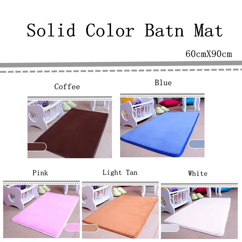Free Shipping 60cmX90cm Bath Mat Chair Cushion Five Kinds Solid Color Floor Carpet Home Doormat Absorbent Non-Slip Prayer Mat
Free Shipping 60cmX90cm Bath Mat Chair Cushion Five Kinds Solid Color Floor Carpet Home Doormat Absorbent Non-Slip Prayer Mat