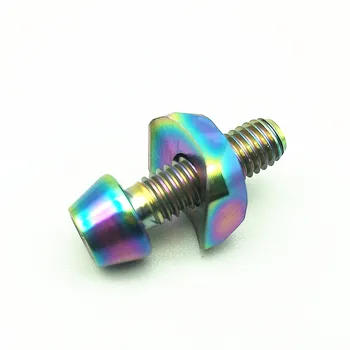 2/6/24pcs Front Derailleur Fix Screw With Gasket for SHIMANO XT XTR ULTEGRA UT6800 M5 Ti Bolts Cone Head Ti Screws Ti Fastener
2/6/24pcs Front Derailleur Fix Screw With Gasket for SHIMANO XT XTR ULTEGRA UT6800 M5 Ti Bolts Cone Head Ti Screws Ti Fastener