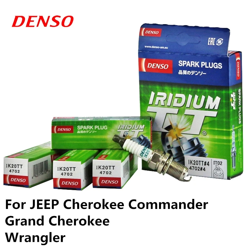 DENSO Car Spark Plug For JEEP Cherokee Commander Grand Cherokee Wrangler Iridium Platinum IK20TT
DENSO Car Spark Plug For JEEP Cherokee Commander Grand Cherokee Wrangler Iridium Platinum IK20TT