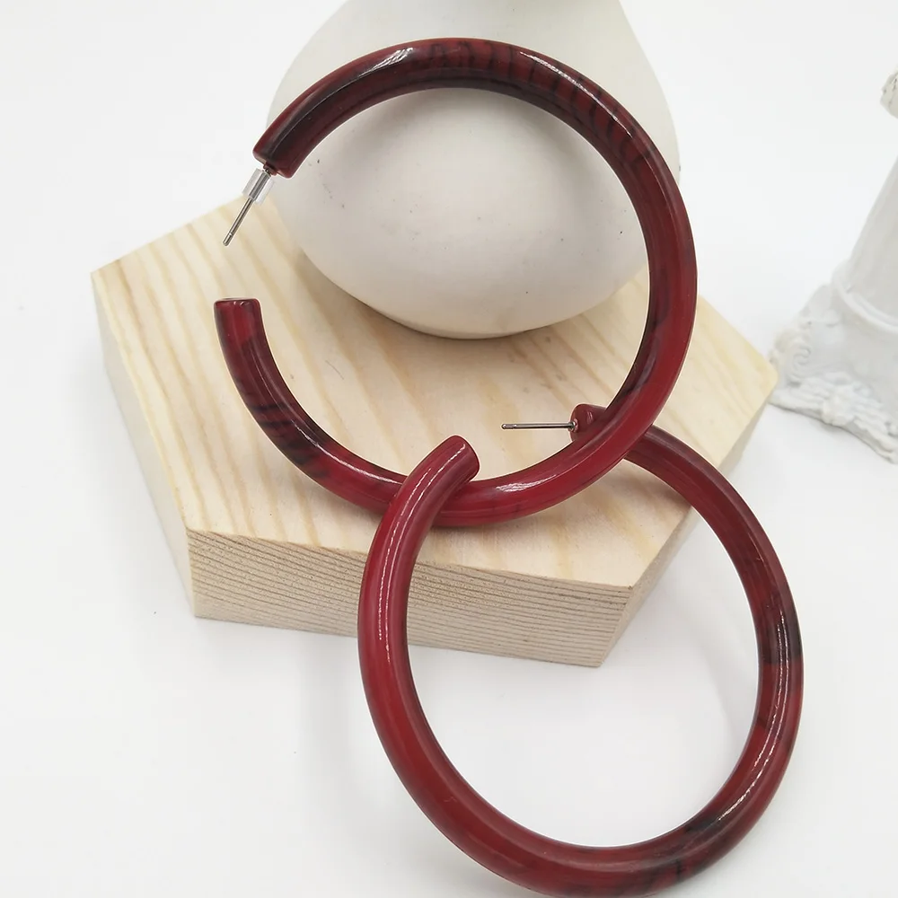 New Fashion Red Snake Print Geometry Big Circle Round Hoop earring For Women simple Acrylic statement Earring Femme Party Jewelr
New Fashion Red Snake Print Geometry Big Circle Round Hoop earring For Women simple Acrylic statement Earring Femme Party Jewelr