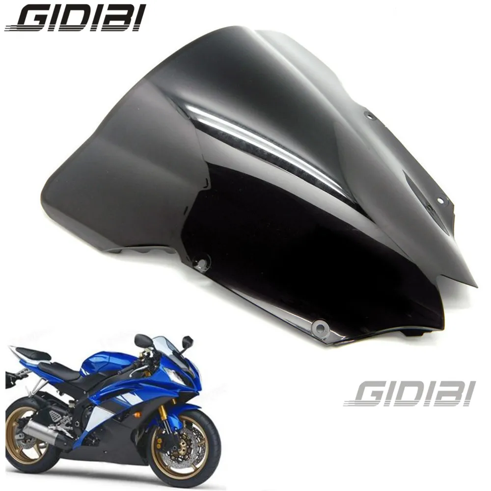 Smoke & Clear Motorcycle Windshield WindScreen For YZF R6 YZF-R6 2008-2012 09 10 11 Double Bubble ABS
Smoke & Clear Motorcycle Windshield WindScreen For YZF R6 YZF-R6 2008-2012 09 10 11 Double Bubble ABS