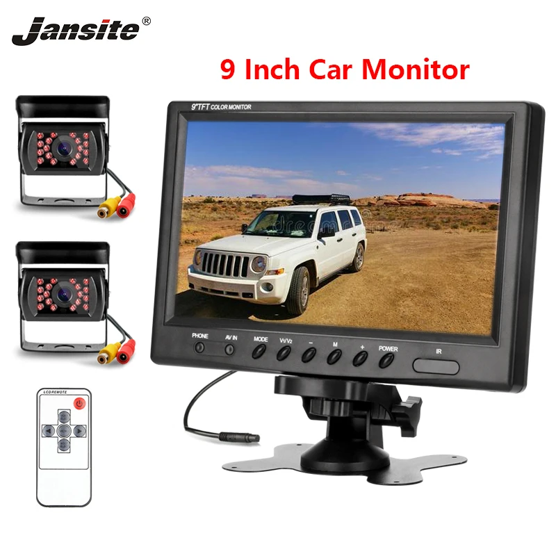 Jansite Car Display 9 inch Car Monitor Parking assistance HD Vehicle Screen Image Flip Remote Control Reverse Image Bulldozer
Jansite Car Display 9 inch Car Monitor Parking assistance HD Vehicle Screen Image Flip Remote Control Reverse Image Bulldozer