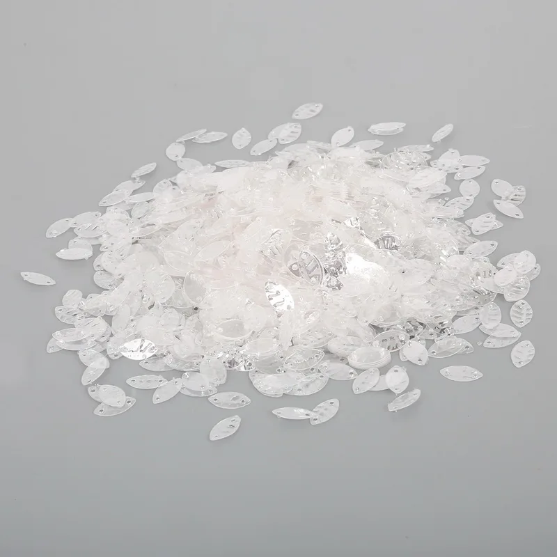 2000PCS 4x8mm Pearl White Leaf Shape Sequins&Pailettes Confetti DIY Sewing on Clothing Wedding Decoration Accessories
2000PCS 4x8mm Pearl White Leaf Shape Sequins&Pailettes Confetti DIY Sewing on Clothing Wedding Decoration Accessories