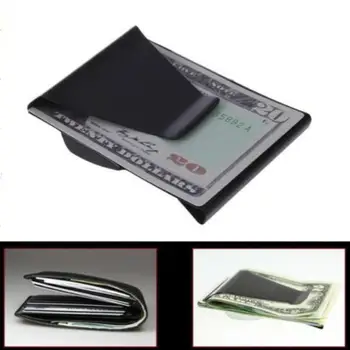 Black Slim Stainless Steel Double Sided Money Clip Wallet Credit Card ID Holder Dollar Cash Clamp for Men Women Free Shipping
Black Slim Stainless Steel Double Sided Money Clip Wallet Credit Card ID Holder Dollar Cash Clamp for Men Women Free Shipping
