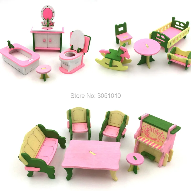 1 Pcs Wooden Doll House Furniture Miniature Kitchen Bed Living Room Restaurant Bedroom Kitchen Bathroom Kid Children Pretend Toy
1 Pcs Wooden Doll House Furniture Miniature Kitchen Bed Living Room Restaurant Bedroom Kitchen Bathroom Kid Children Pretend Toy