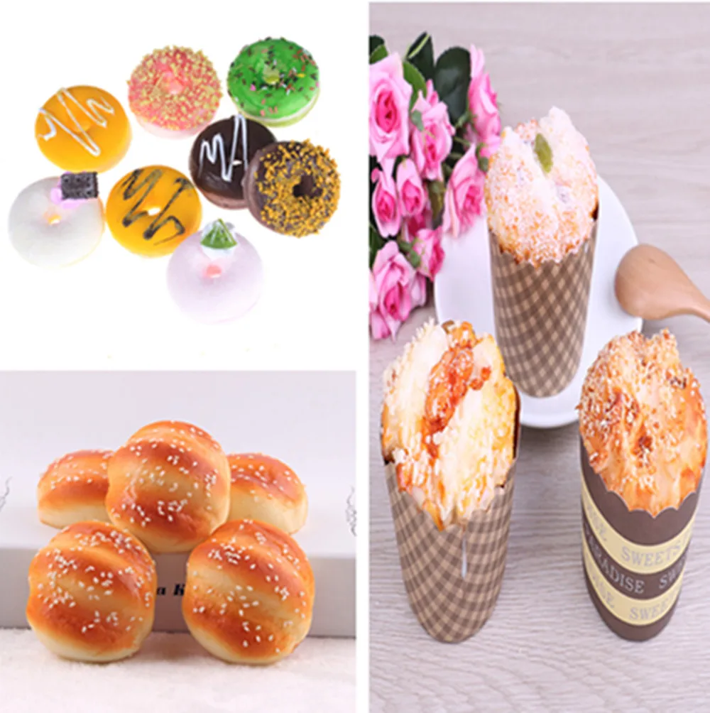 1pc Simulation Donuts Squishy Bagels Bread Fake Doughnut Decor Charms Baby Kids Children Food Pretend Play Kitchen Toys
1pc Simulation Donuts Squishy Bagels Bread Fake Doughnut Decor Charms Baby Kids Children Food Pretend Play Kitchen Toys