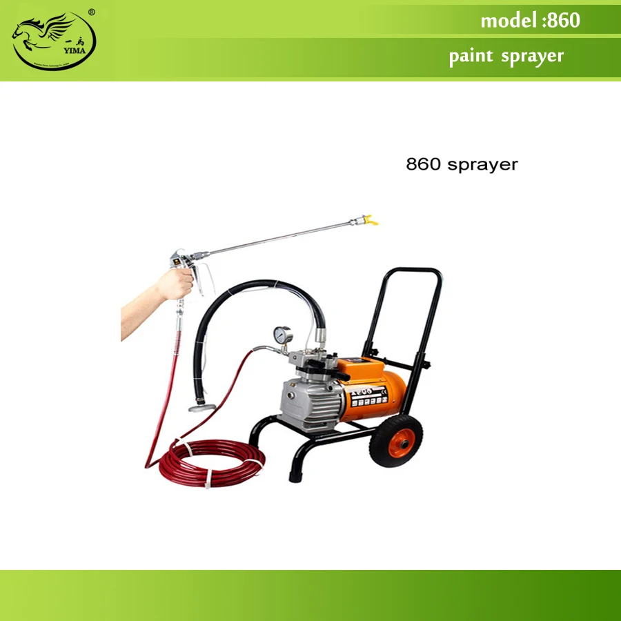 860 model Electric High Pressure Airless Paint Sprayer , Painting Machine, 8L flow,with double spray gun
860 model Electric High Pressure Airless Paint Sprayer , Painting Machine, 8L flow,with double spray gun