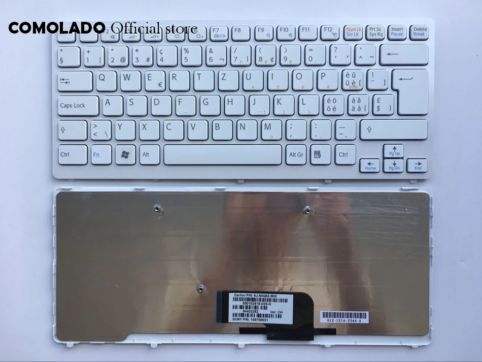 SW Swiss Keyboard For Sony Vaio VPC-CW VPC CW VPCCW CW16EC CW18FC CW26EC CW28EC CW2S3C CW2S6C White with frame keyboard
SW Swiss Keyboard For Sony Vaio VPC-CW VPC CW VPCCW CW16EC CW18FC CW26EC CW28EC CW2S3C CW2S6C White with frame keyboard